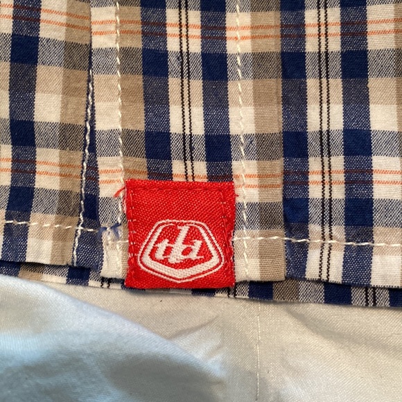 Troy Lee Designs lightweight Button Down Long Sleeve Shirt Size L - Picture 3 of 7